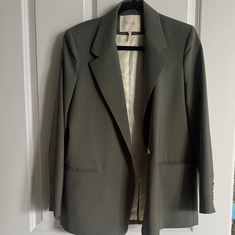 Maje Green Blazer